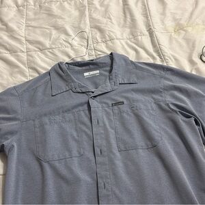 Columbia Blue Button-Up Shirt